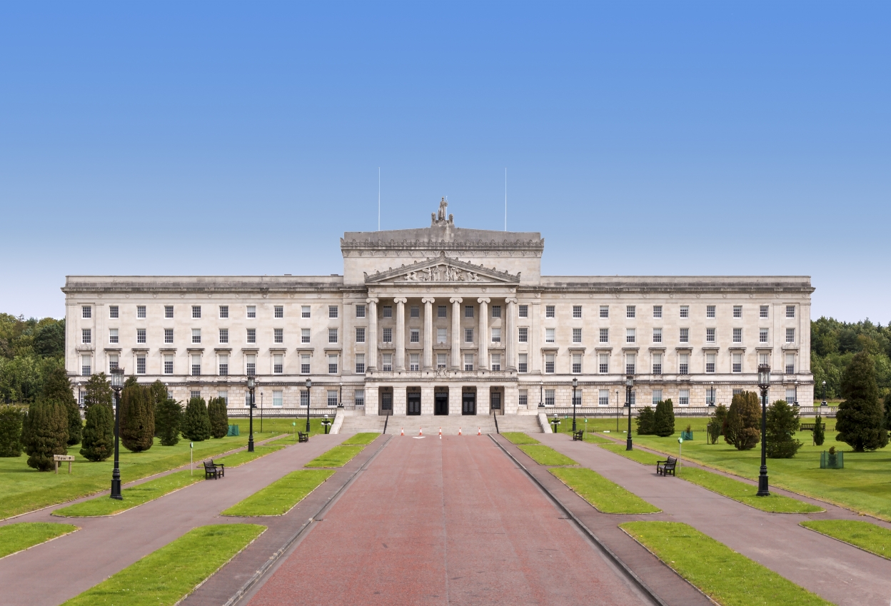 Stormont Building, Parliament Buildings,  home to the Northern Ireland Assembly.